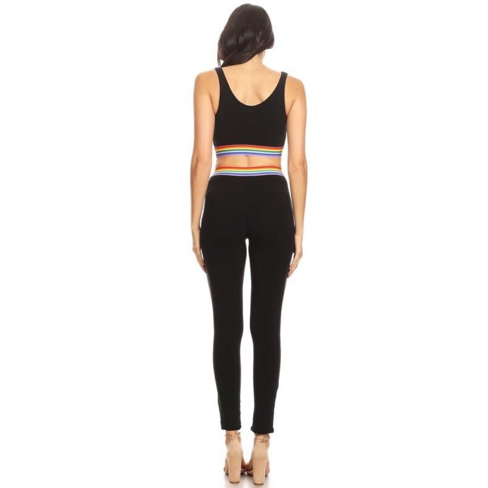 Rainbow Stripe 2 Piece Set - Picture 6 of 9